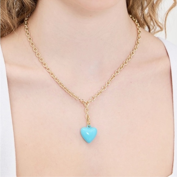 Roxanne Assoulin Jewelry - NWOT Roxanne Assoulin The Mini Puffy Heart Necklace
